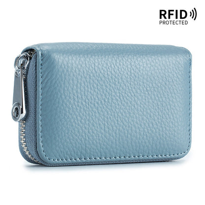 RFID Blocking Zipper Wallet