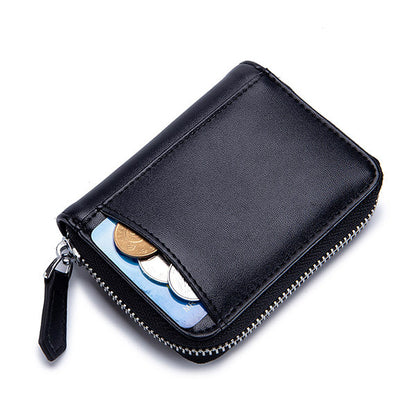 Leather RFID Card Holder & Coin Purse