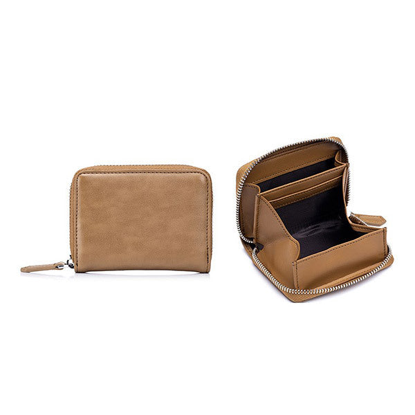 Leather RFID Card Holder & Coin Purse