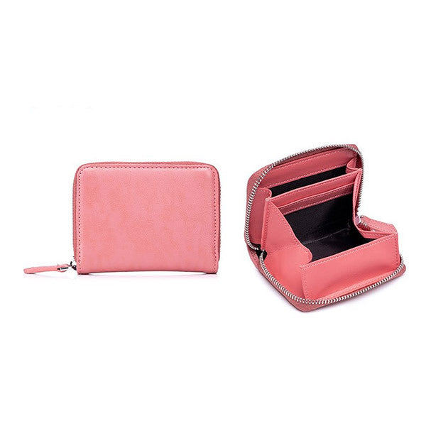 Leather RFID Card Holder & Coin Purse