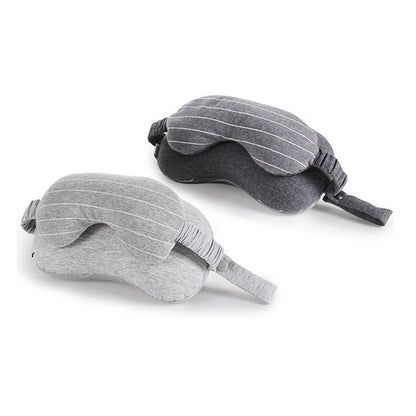 2-in-1 Sleeping Eyeshade & U-shape Neck Support Pillow