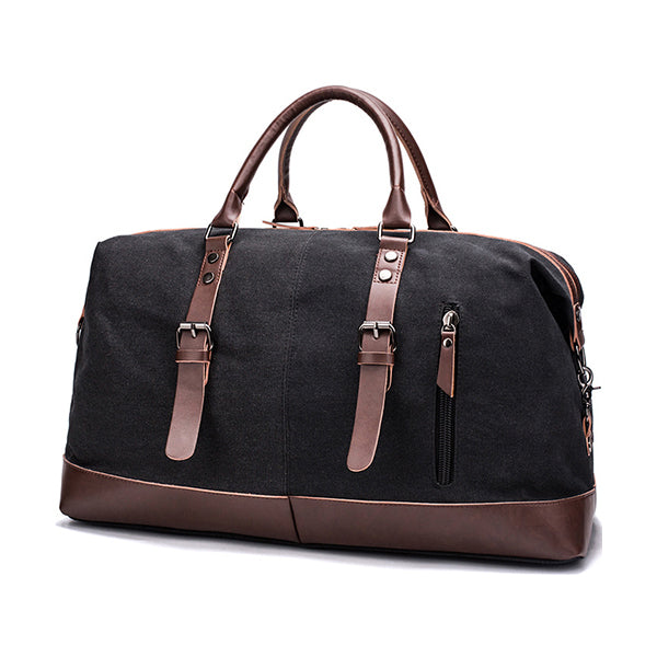 Oversize Vintage Canvas Tote Duffel Bag