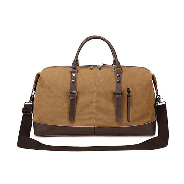 Oversize Vintage Canvas Tote Duffel Bag