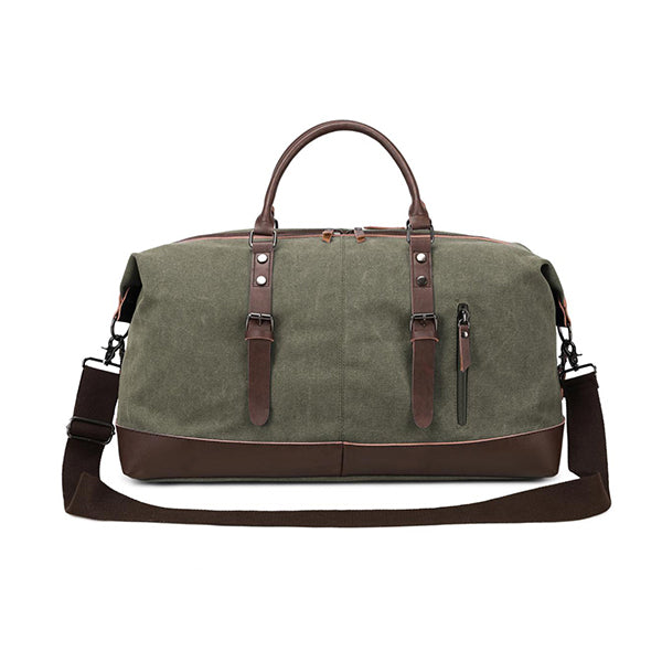 Oversize Vintage Canvas Tote Duffel Bag