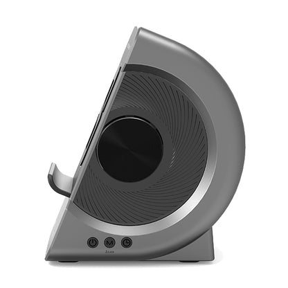 Alarm Radio Speaker with Wireless Charging Phone Stand