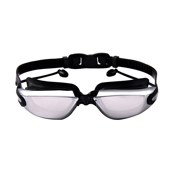 Anti-fog Silicone Swimming Goggles with Earbuds