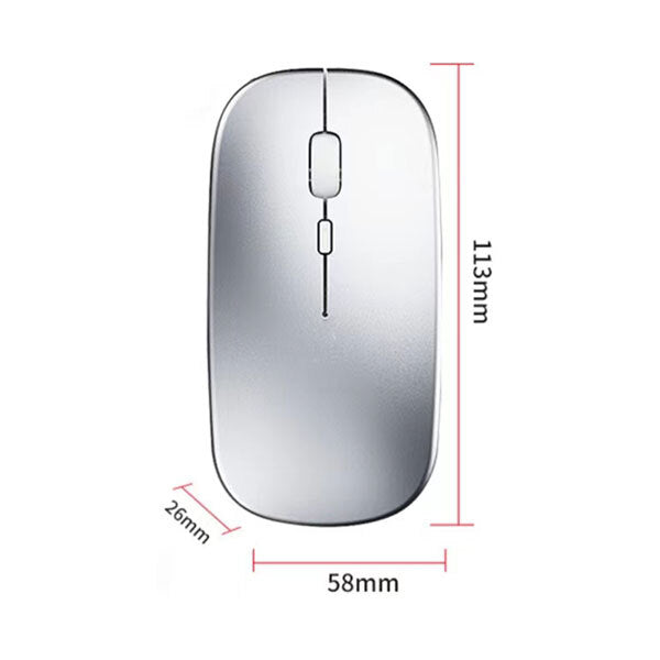 Slim Wireless Bluetooth Rechargable Mouse