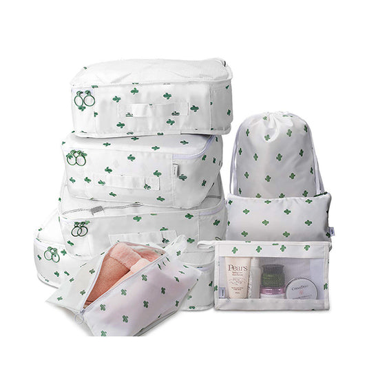 8-piece Travel Organizer Set with Shoe Bag