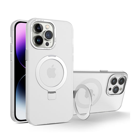 Magsafe Case with Magnetic Ring Stand for iPhone 15